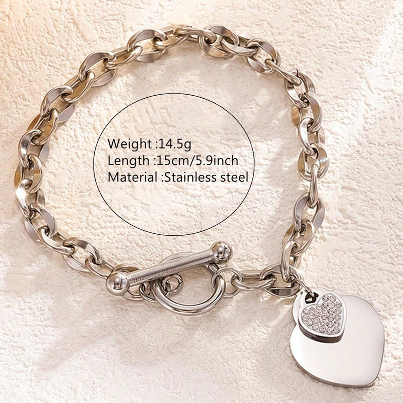 Camilla Chain Bracelet - Stainless Steel
