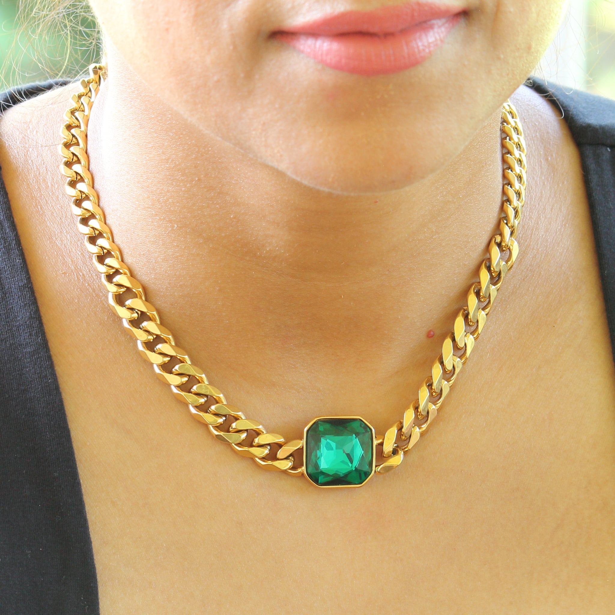 Queenie - Cuban Link Chain Necklace